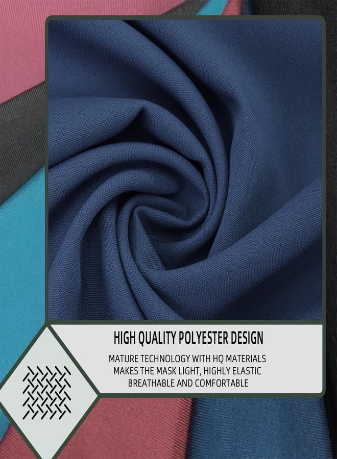 Hopkell 5 Pcs Elastic Fly Masks for Horses with Ears, Comfortable Cashel Mesh Fly Mask Elasticity Breathability UV Protection Horse Face Covering for Riding Supplies, Improved Version of Extra Large Eye Mask - Image 4